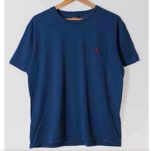 POLO Ralph Lauren
Vintage Embroidered Logo Pocket T-shirt, navy